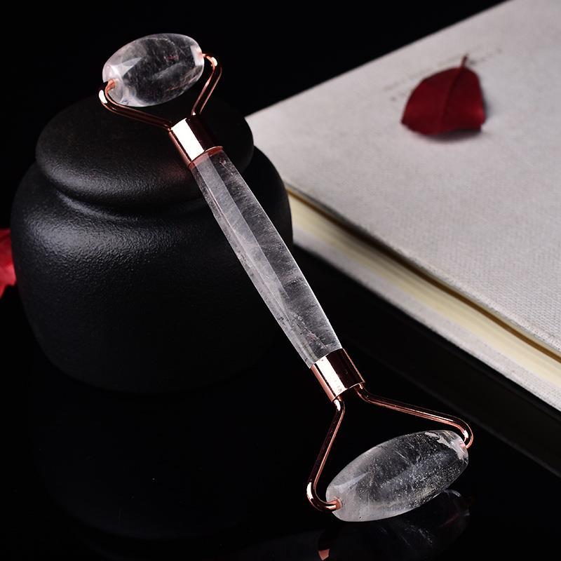Natural Crystal Jade Face Roller – Cooling Massage Tool for Radiant Skin