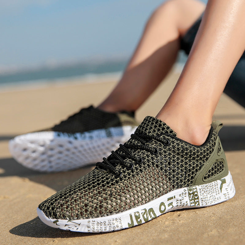 Men’s Breathable Mesh Sport Sneakers – Lightweight Summer Style