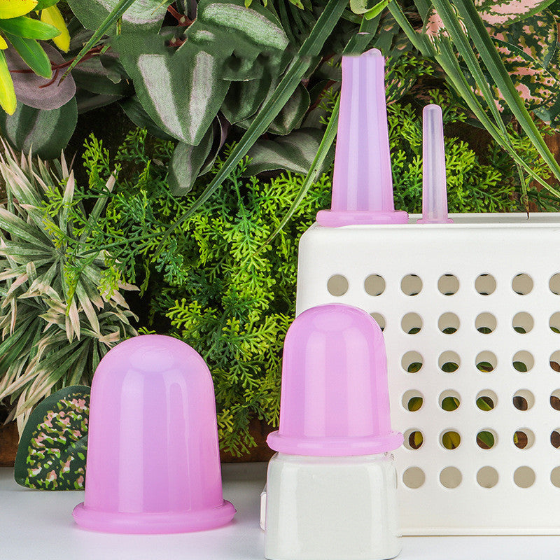 Four-piece Silicone Cupping Set Easy-to-carry Moisture Absorber