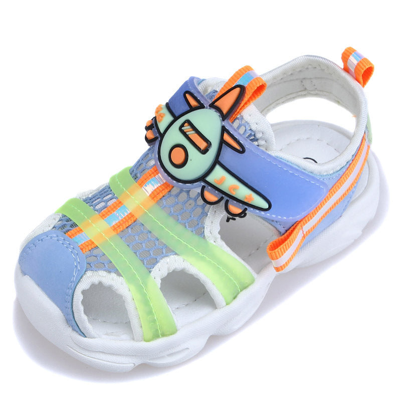 Baby Baotou beach sandals functional shoes