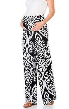 Maternity Wide-Leg Pants – Lightweight Comfort with Stretch Waist