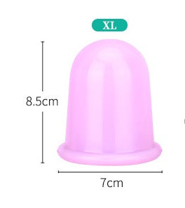 Four-piece Silicone Cupping Set Easy-to-carry Moisture Absorber