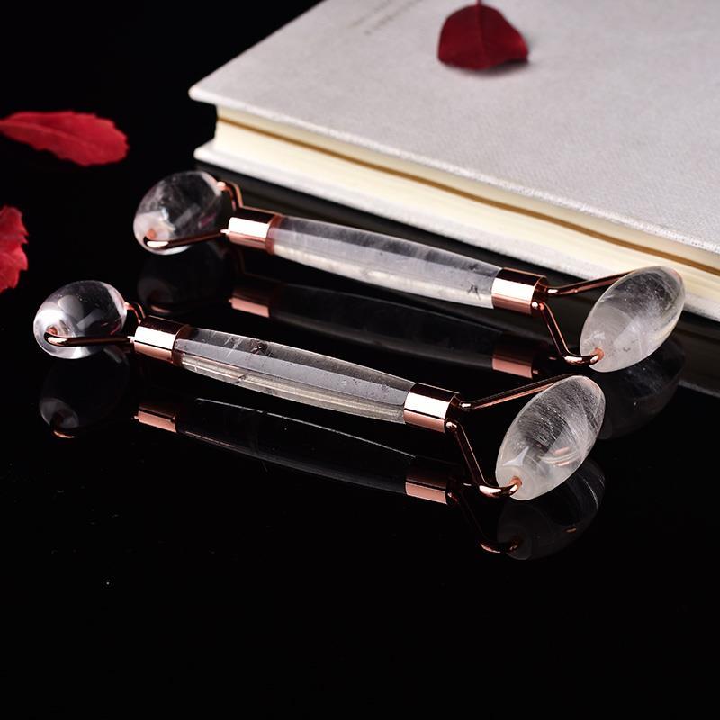 Natural Crystal Jade Face Roller – Cooling Massage Tool for Radiant Skin