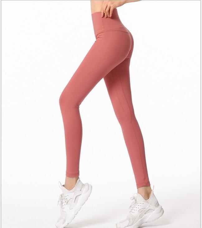 High waist tights sports pants women's running fitness pants quick-drying nine pants high elastic yoga pants