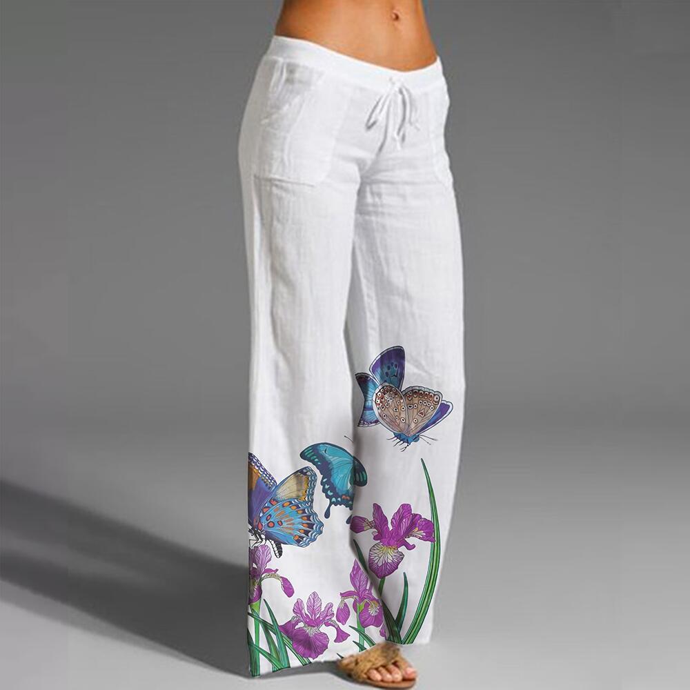 Flow Wide-Leg Yoga Pants – Lightweight, Loose & Digitally Printed