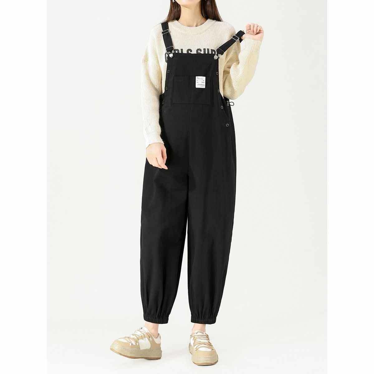 New Outdoor Thin Plus Size Loose Maternity Bib Pants
