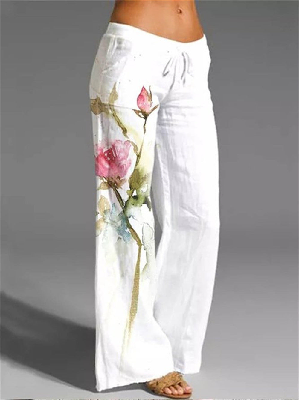 Flow Wide-Leg Yoga Pants – Lightweight, Loose & Digitally Printed