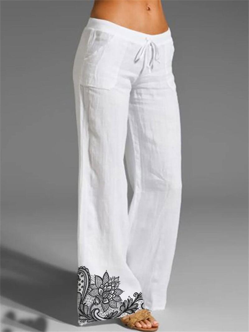 Flow Wide-Leg Yoga Pants – Lightweight, Loose & Digitally Printed