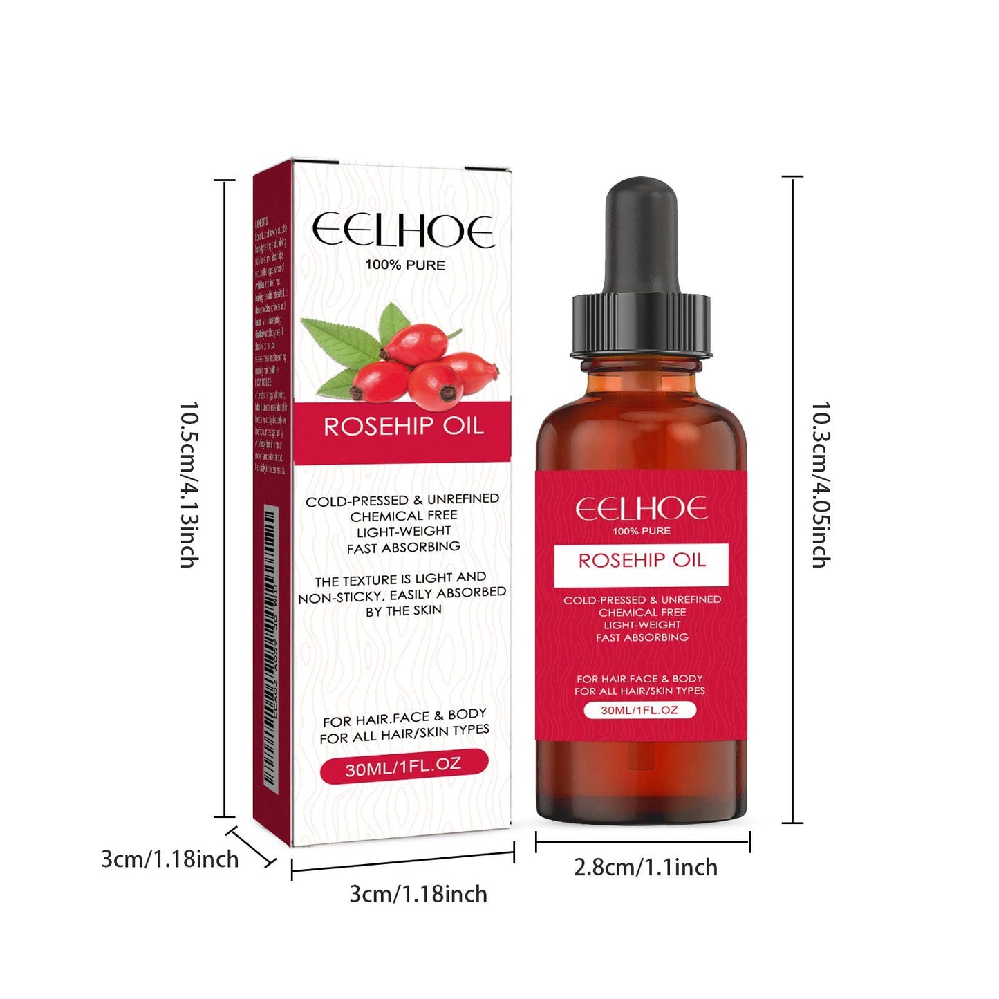 Rosehip Glow Facial Oil – Cupping & Skin Ritual (30ml)