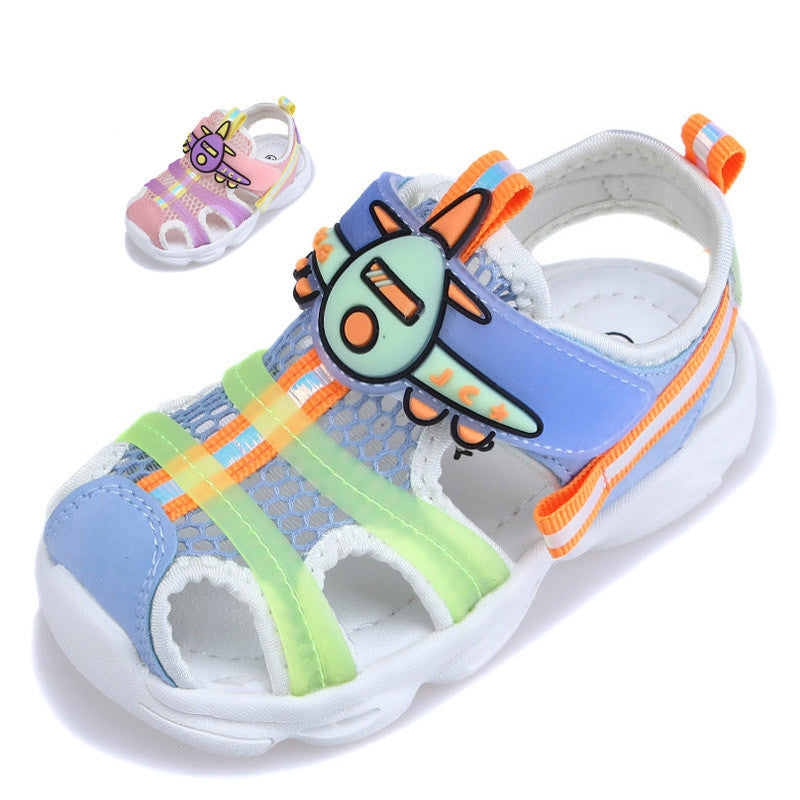 Baby Baotou beach sandals functional shoes