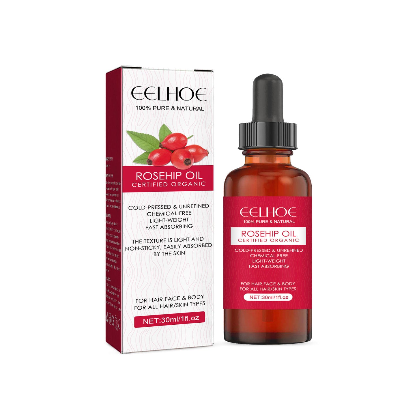 Rosehip Glow Facial Oil – Cupping & Skin Ritual (30ml)