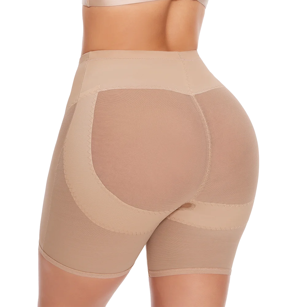 Butt Lifting Shaping Shorts Women High Waist Mesh Breathable Shaping Panties