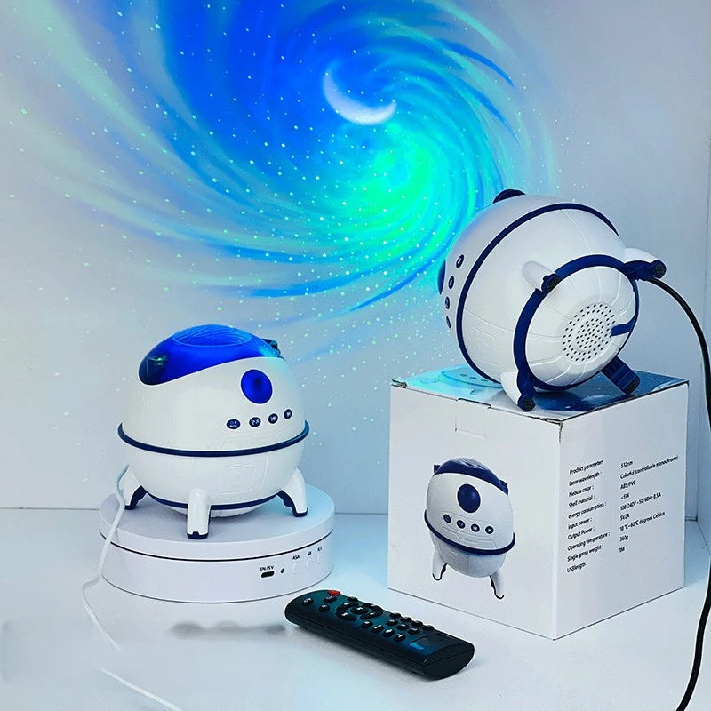 Galaxy vortex space capsule moon lamp Bluetooth music atmosphere