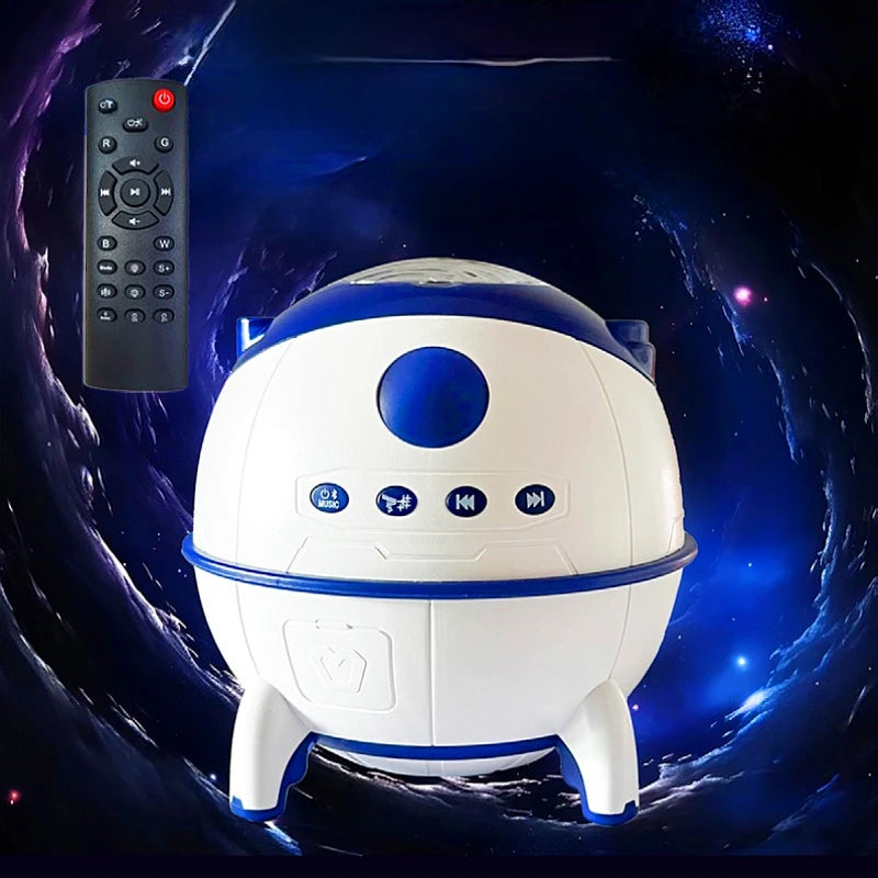 Galaxy vortex space capsule moon lamp Bluetooth music atmosphere