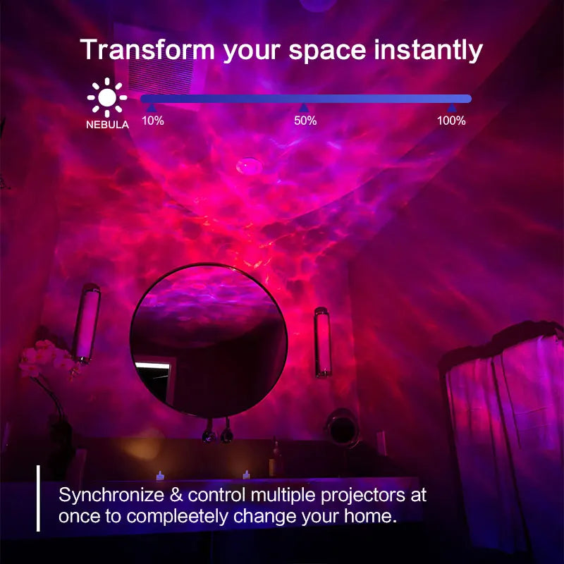 Astronaut Starry Sky Projection Light Decoration Atmosphere Small Night Light Plug in with Remote Control