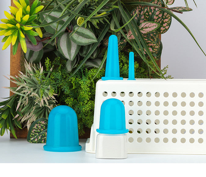 Four-piece Silicone Cupping Set Easy-to-carry Moisture Absorber