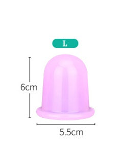 Four-piece Silicone Cupping Set Easy-to-carry Moisture Absorber