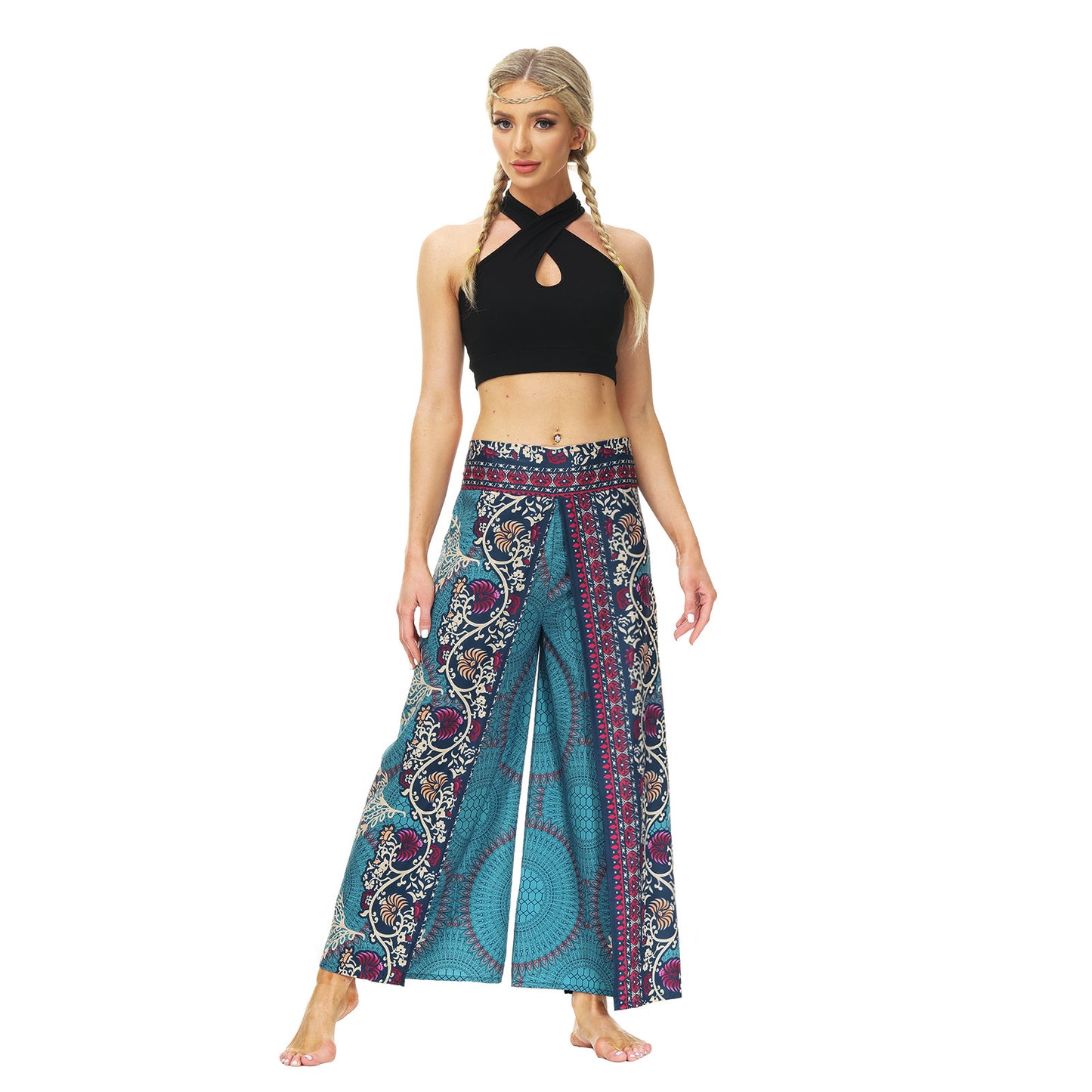 Yoga Pants Women's High Waist Wide Leg Pants
