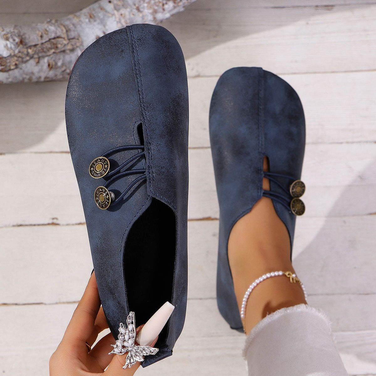 Women’s Square Toe Slip-On Sandals – Soft Flat Summer Shoes