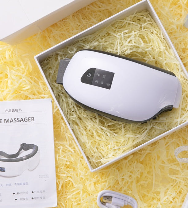 Bluetooth Eye Massager – Air Pressure & Heat Therapy