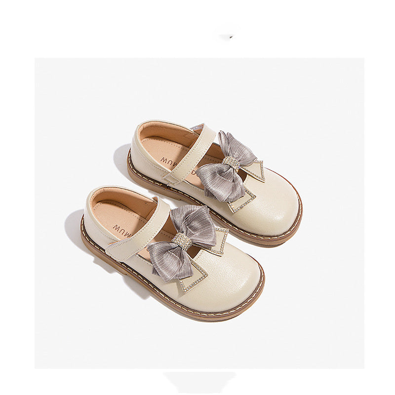 Spring And Autumn New Girls Shoes Princess Leather Shoes Leather Soft Sole British Style