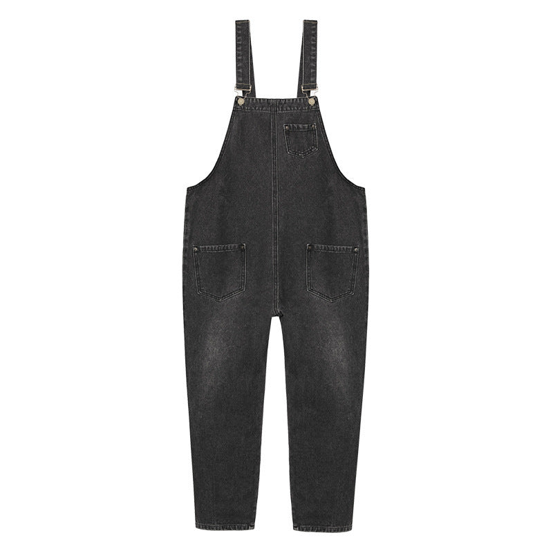 Large Size Maternity Denim Overalls Fashion Casual Versatile Pants