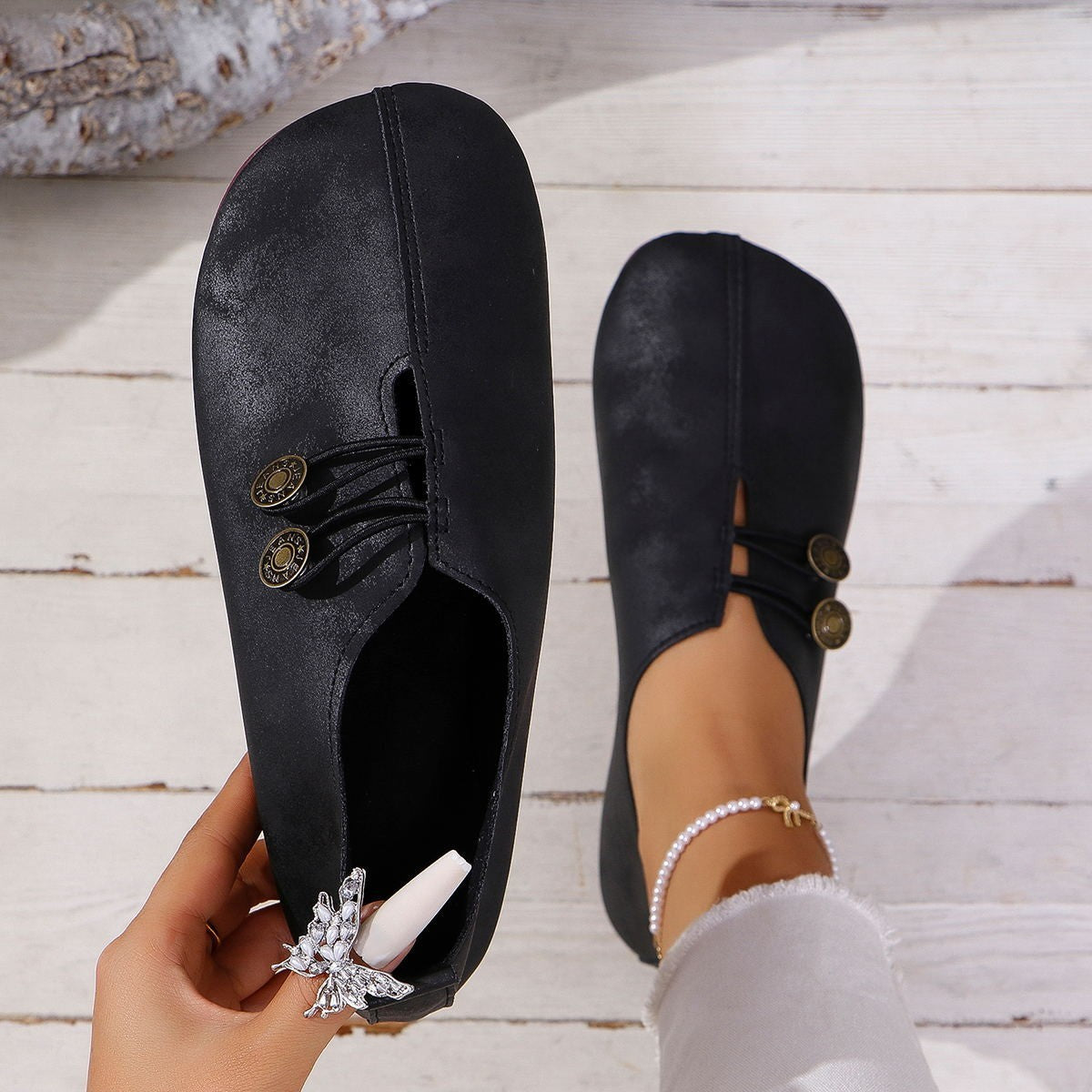 Women’s Square Toe Slip-On Sandals – Soft Flat Summer Shoes