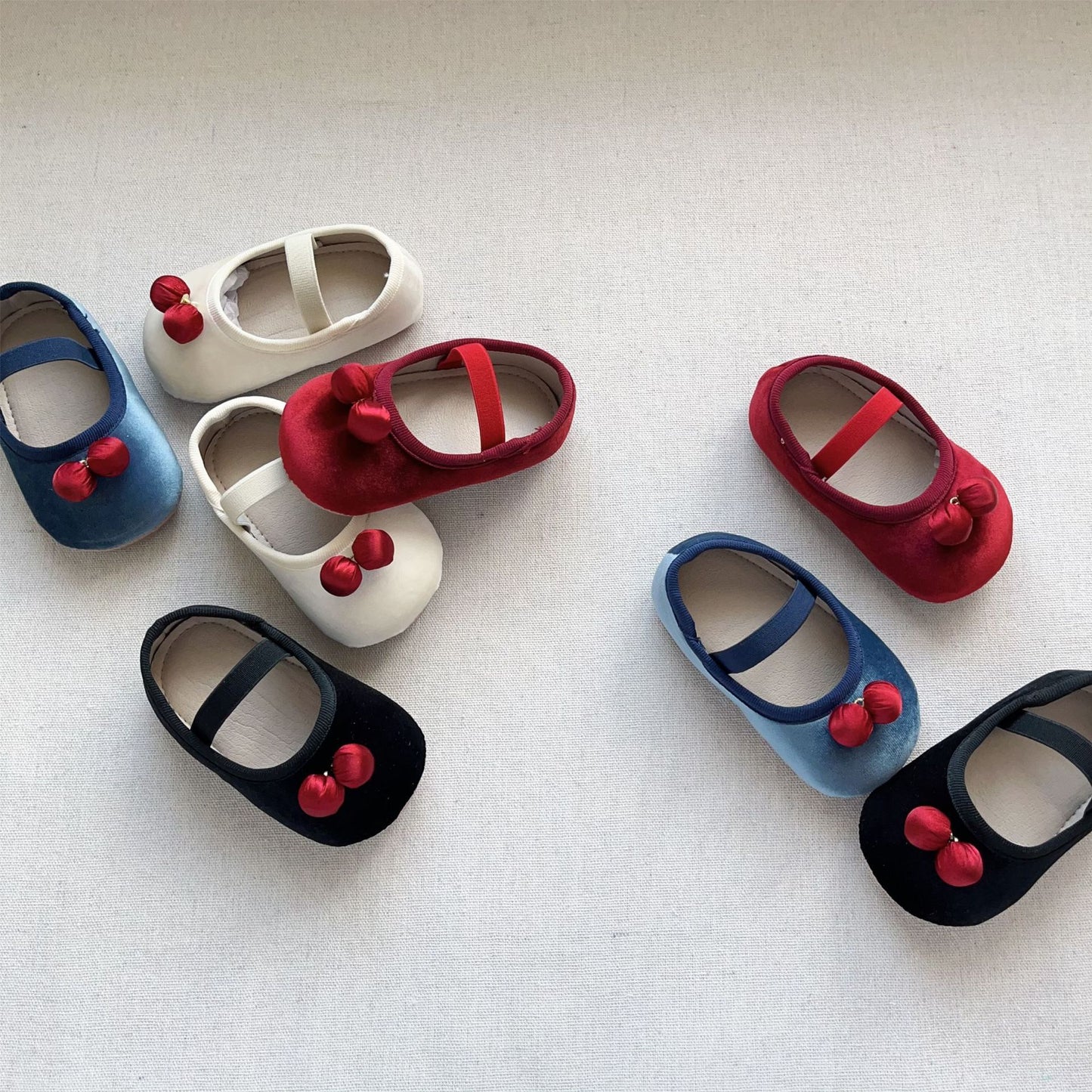 Cherry Baby Shoes – Anti-Slip Soft Bottom