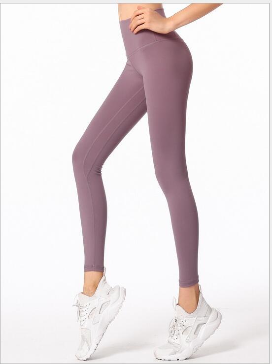 High waist tights sports pants women's running fitness pants quick-drying nine pants high elastic yoga pants