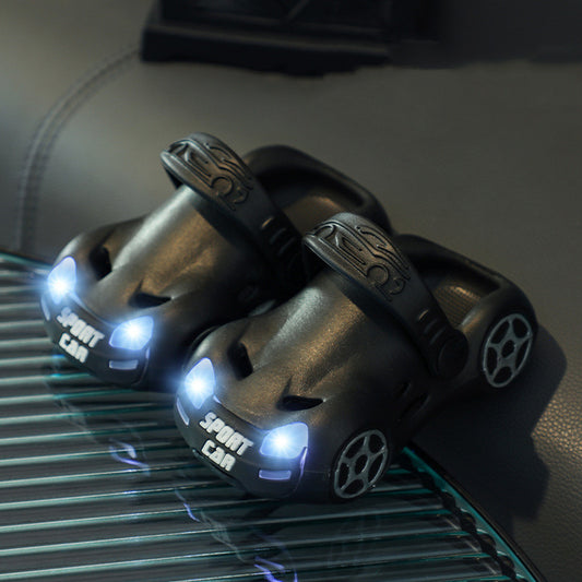 🚗 Light-Up Car Clogs for Kids