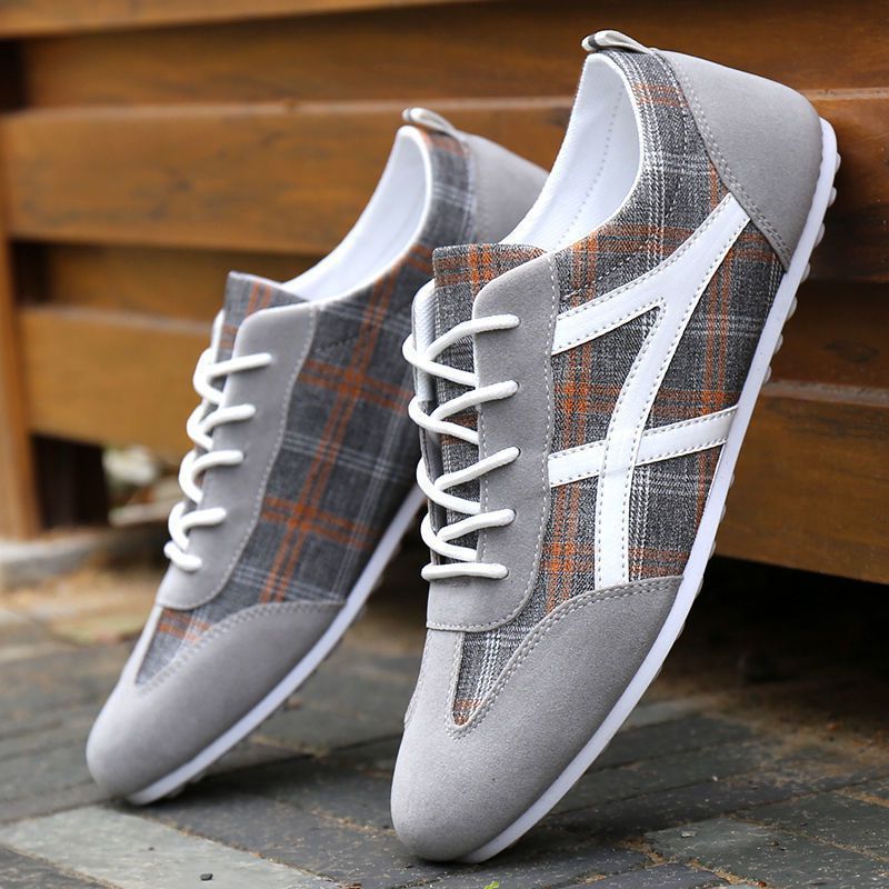 Men’s Breathable Canvas Sneakers – Lightweight Sailing Style