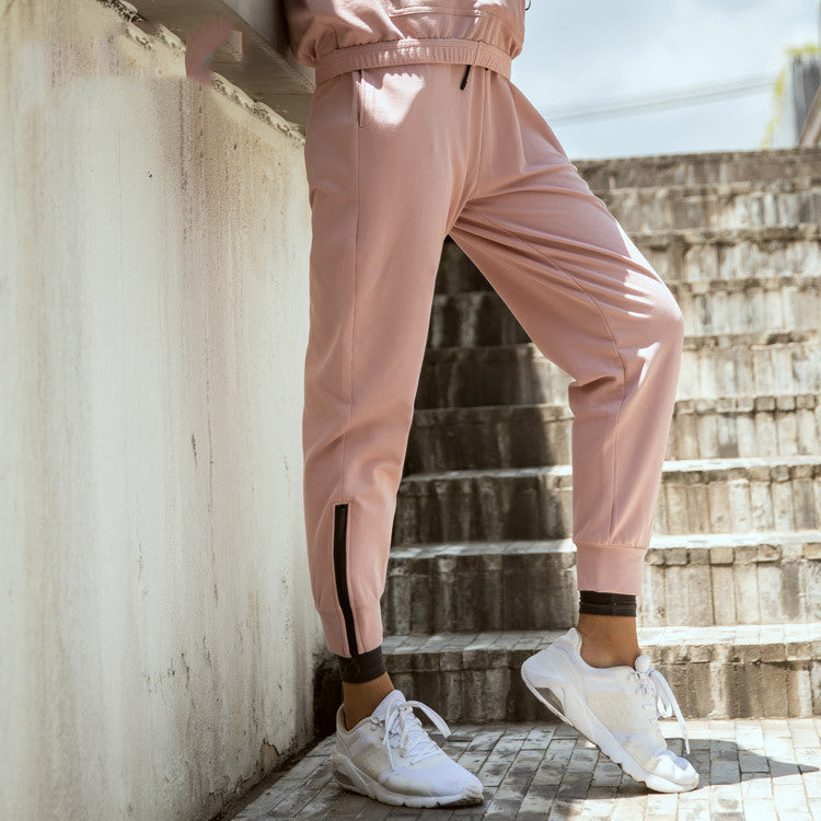 Cropped sports and leisure, casual, harem pants