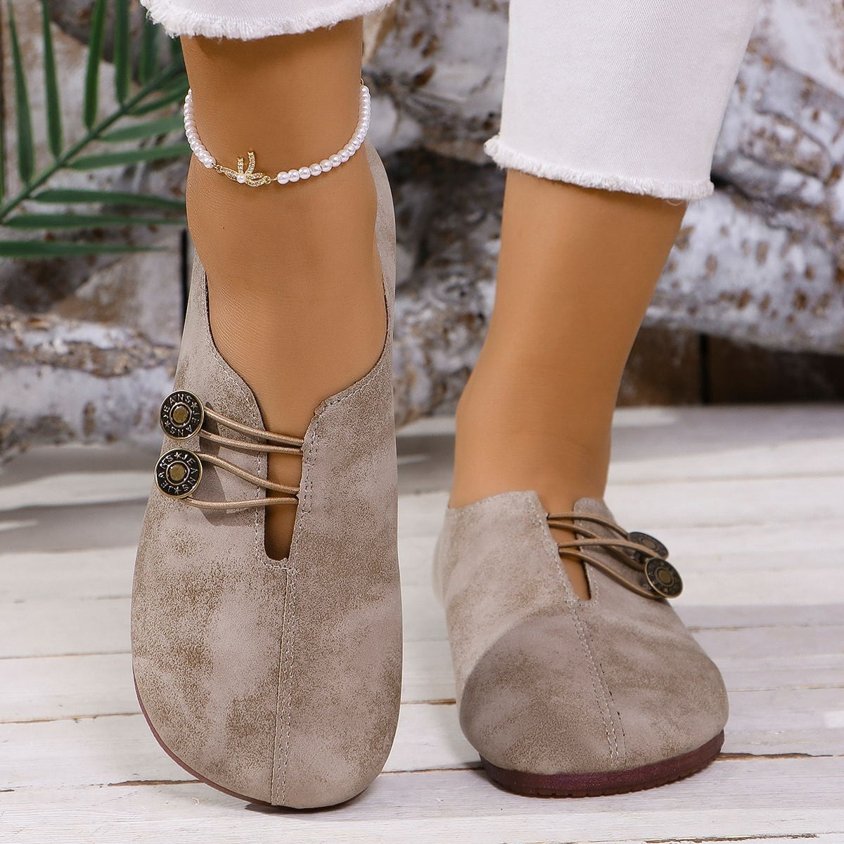 Women’s Square Toe Slip-On Sandals – Soft Flat Summer Shoes