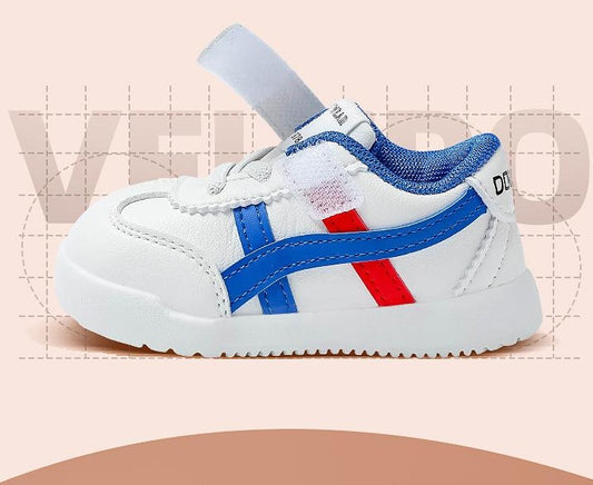 Trendy Velcro Baby Single Shoes Low-top Soft-soled Children's Toddler Shoes
