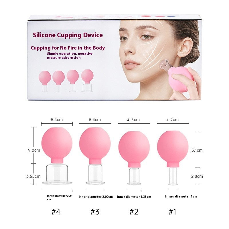 Kit with this 4-piece Facial Cupping Set (4 piece )