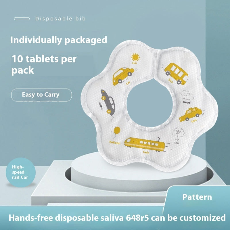 Disposable Saliva Towel Baby Eating Bib