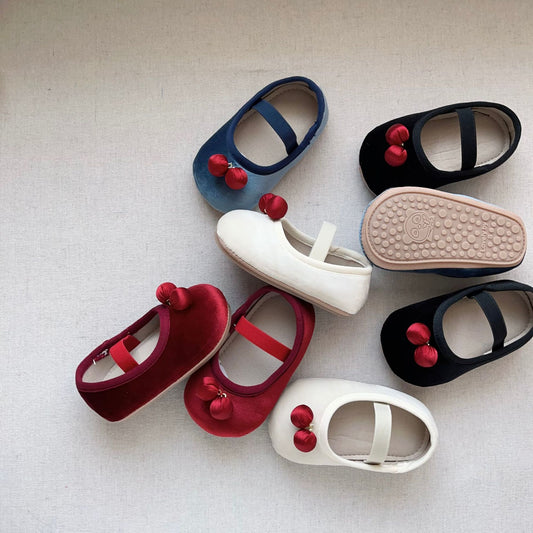 Cherry Baby Shoes – Anti-Slip Soft Bottom
