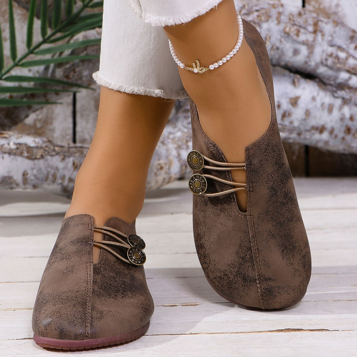 Women’s Square Toe Slip-On Sandals – Soft Flat Summer Shoes