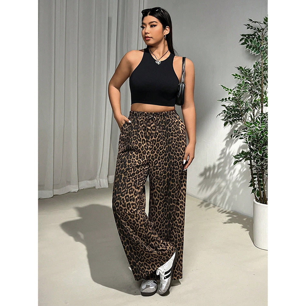 Straight Loose Trendy Wide-leg Pants