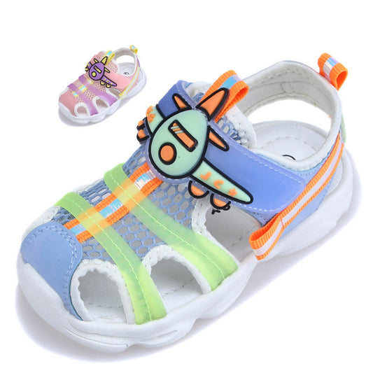 Baby Baotou beach sandals functional shoes