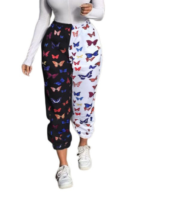 Printed Sports Pants Casual Pants