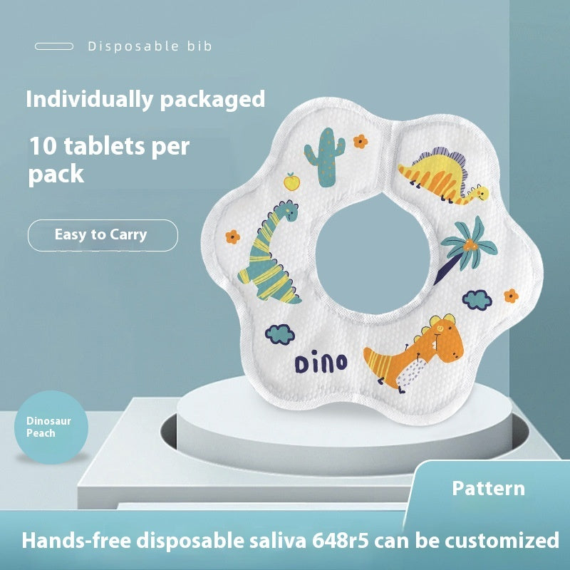 Disposable Saliva Towel Baby Eating Bib