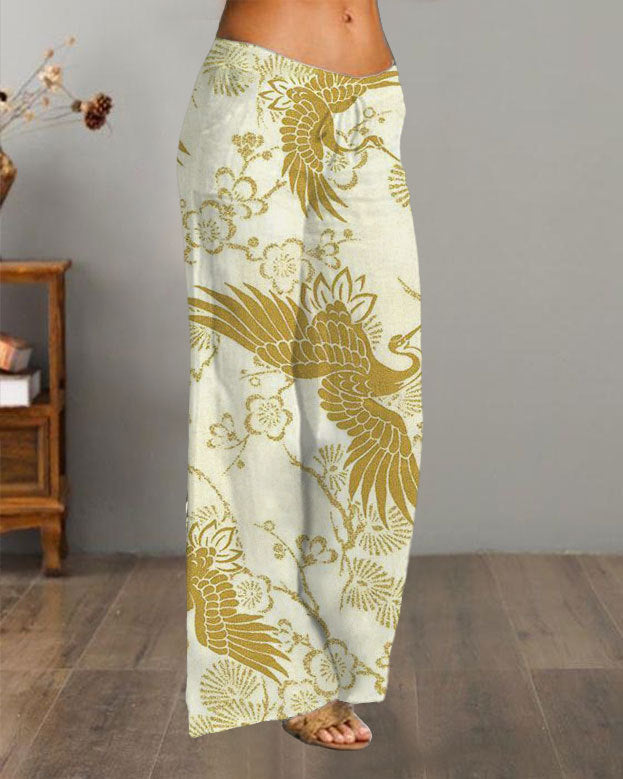 Flow Wide-Leg Yoga Pants – Lightweight, Loose & Digitally Printed
