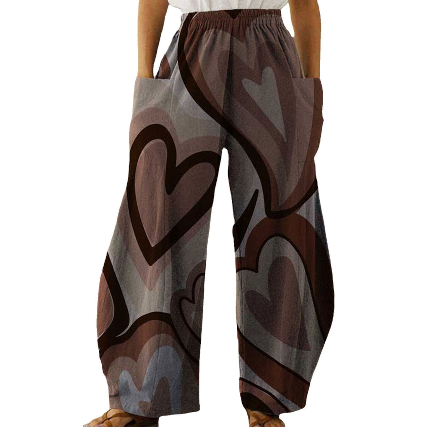 Women's Loose Casual Straight-leg Wide-leg Pants