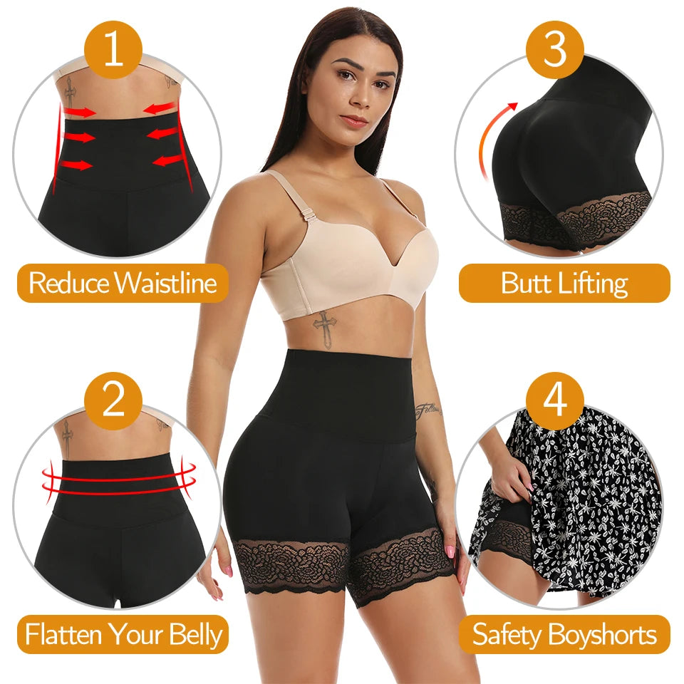 Short Pants Under Skirt Butt Lifter Boxer Brief
