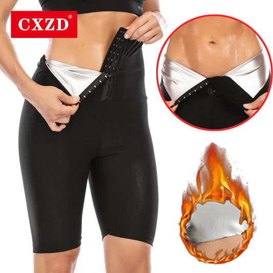 Sauna Sweat Slimming Shorts – Thermal Workout Shapewear Leggings (S–5XL)