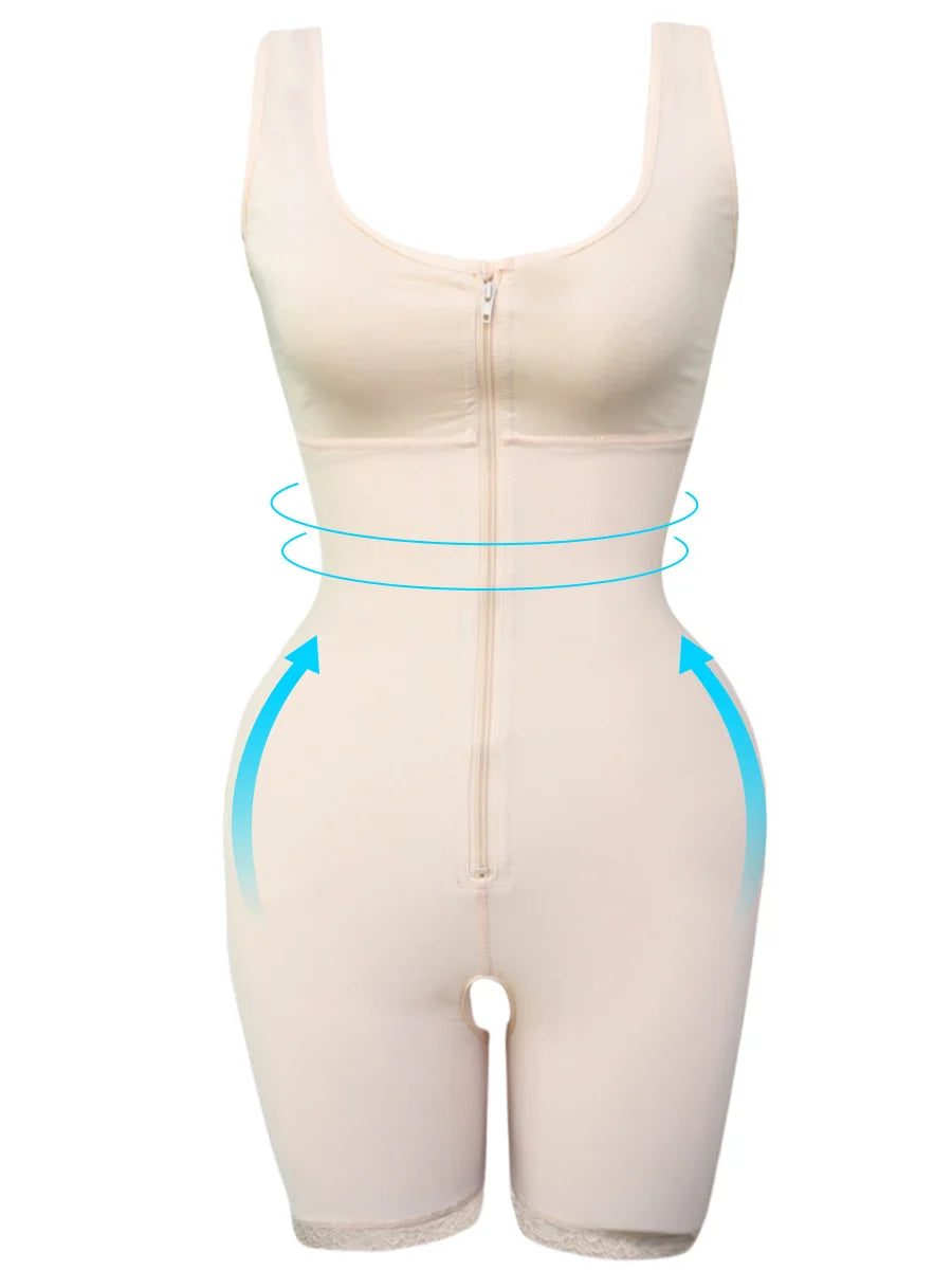Women Full Body Shapewear Open-Bust  Bodysuit Butt Lifter Plus Size 6XL