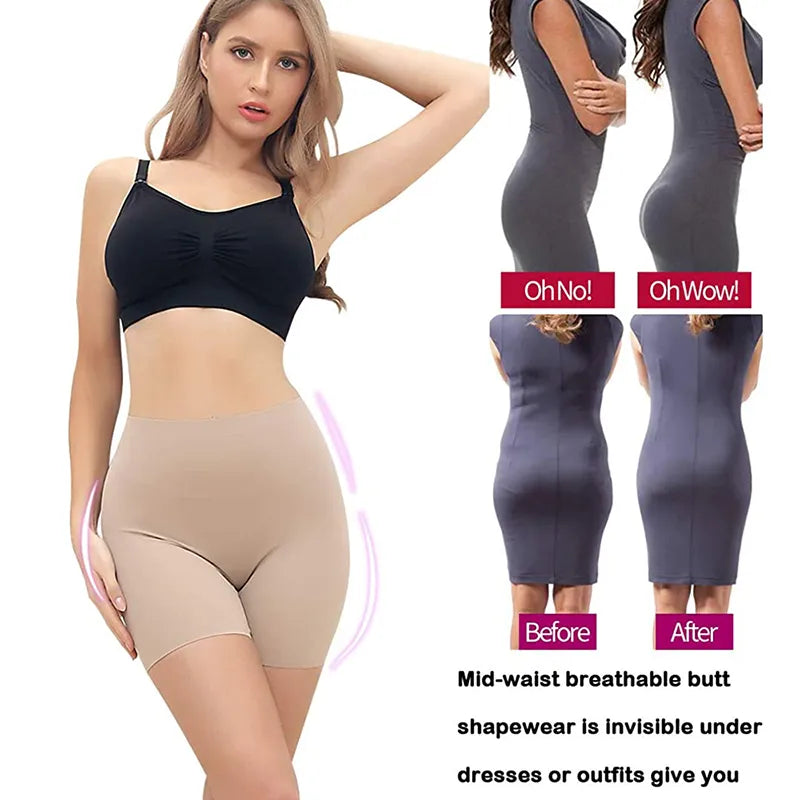 Shapewear for Women Slip Shorts High Waist Tummy Control Cincher Girdle Seamless