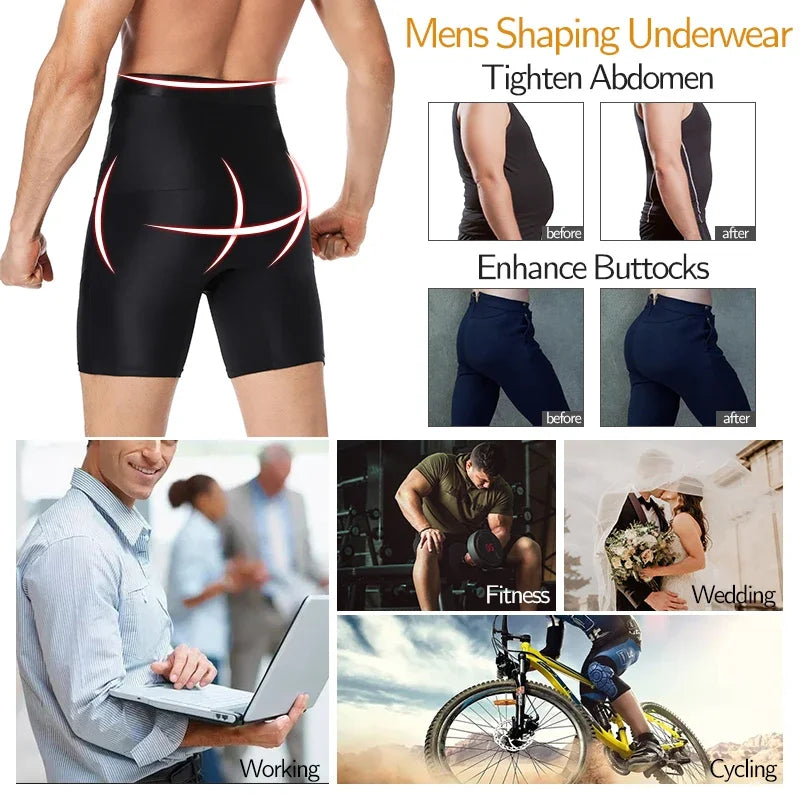 Men's slimming underwear for cycling and fitness