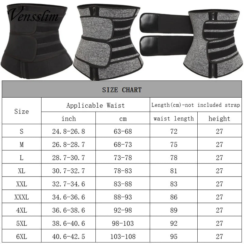 🔥 Waist Trainer Corset Trimmer Belt for Women – Sweat & Sculpt with Confidence